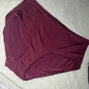 Jockey size 8 -Waist Burgundy Panties. MUST BE BUNDLED